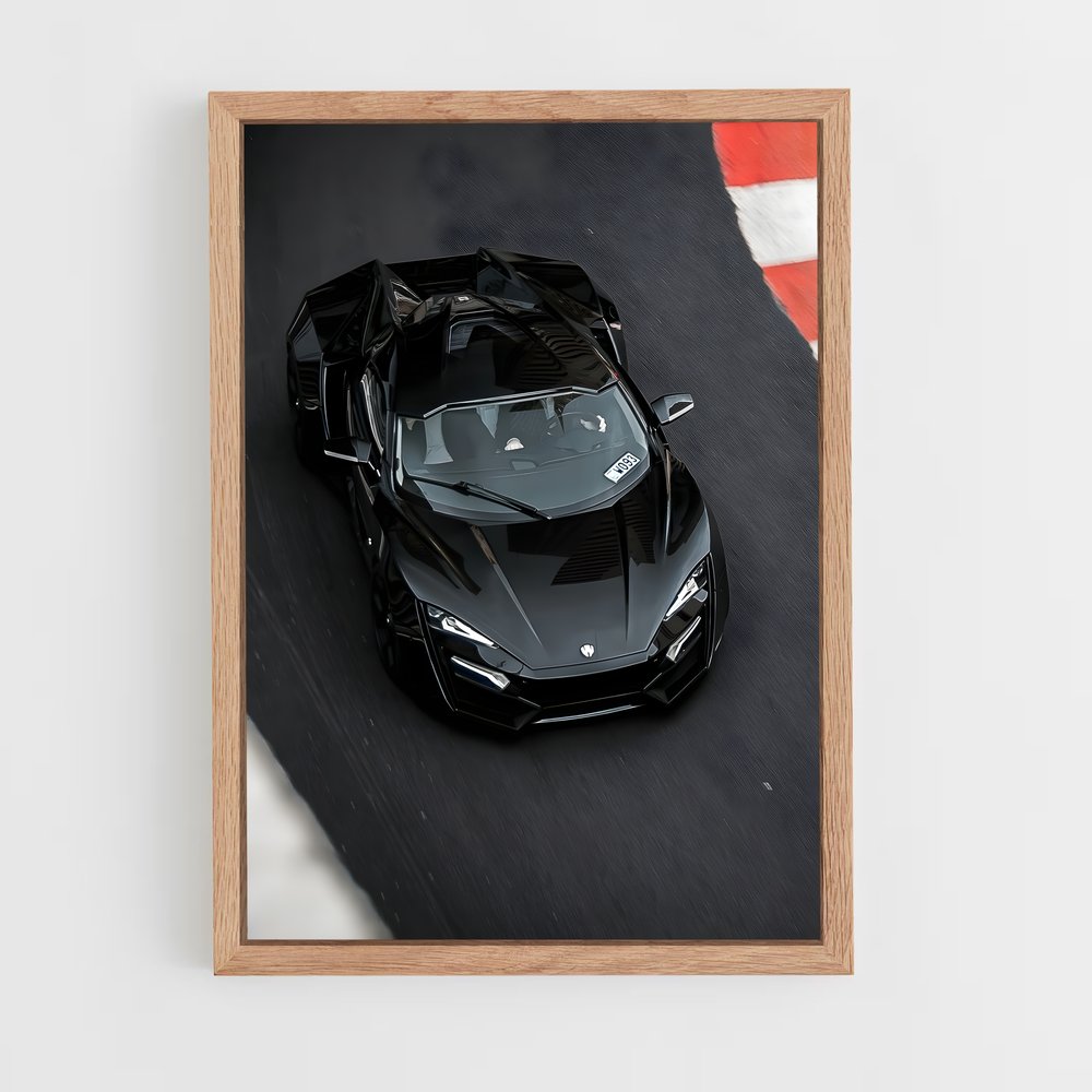 Poster Lykan Noir – affiche W Motors (vue 4)